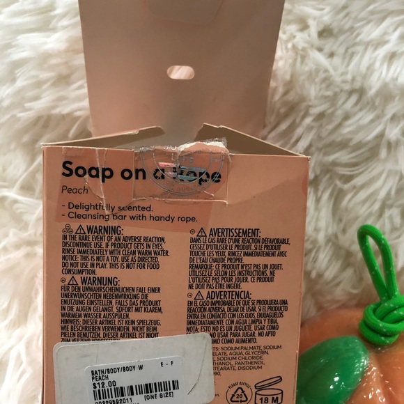 🆕New with tags SUNNY KIDS PEACH SOAP ON A ROPE. - Picture 4 of 6